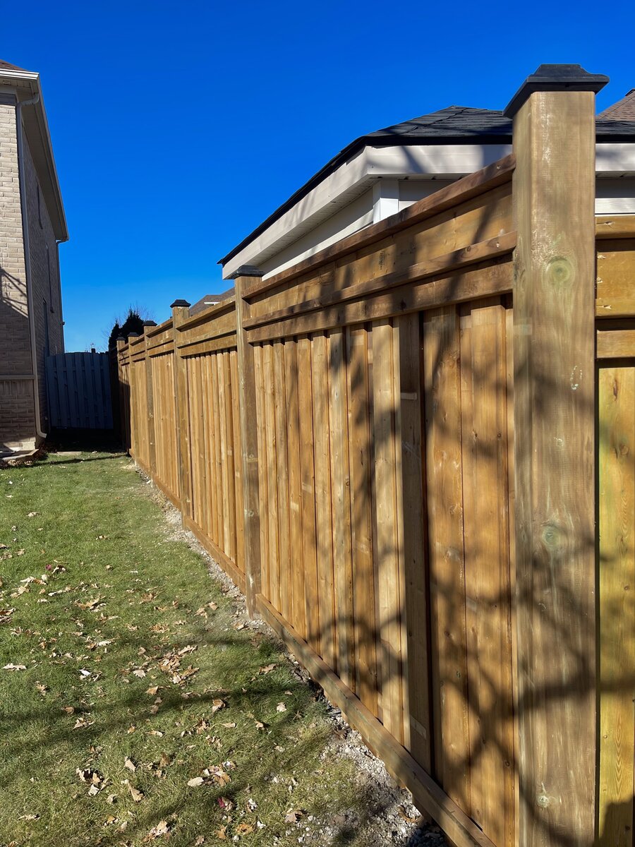 Cedar Privacy Fence Post Caps