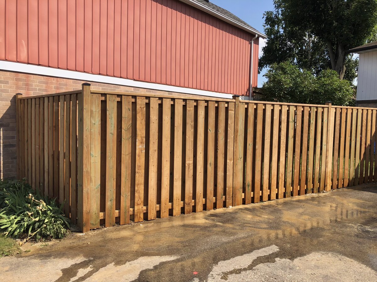 Cedar Board-on-Board Fence