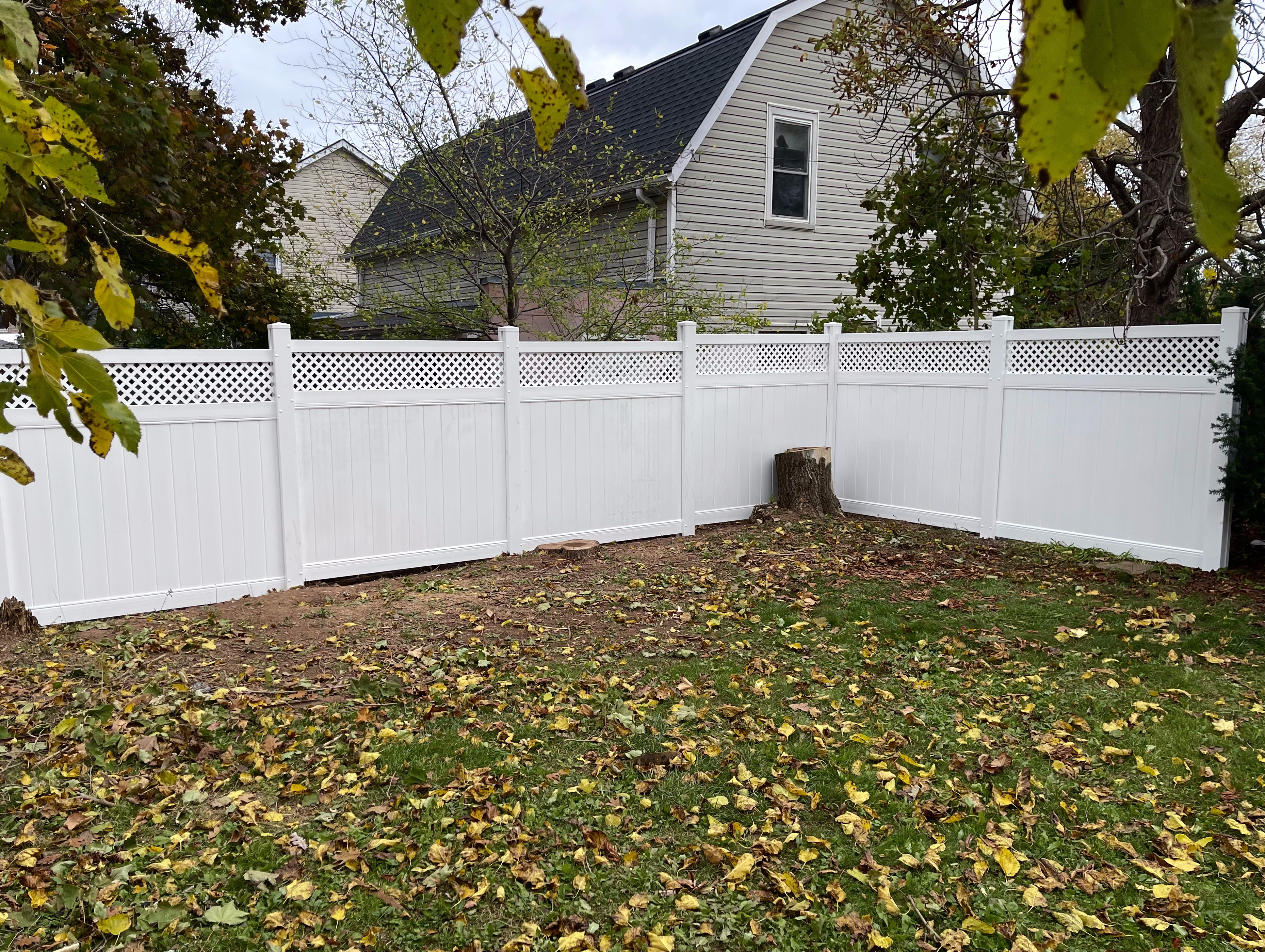 White Vinyl Privacy Fence